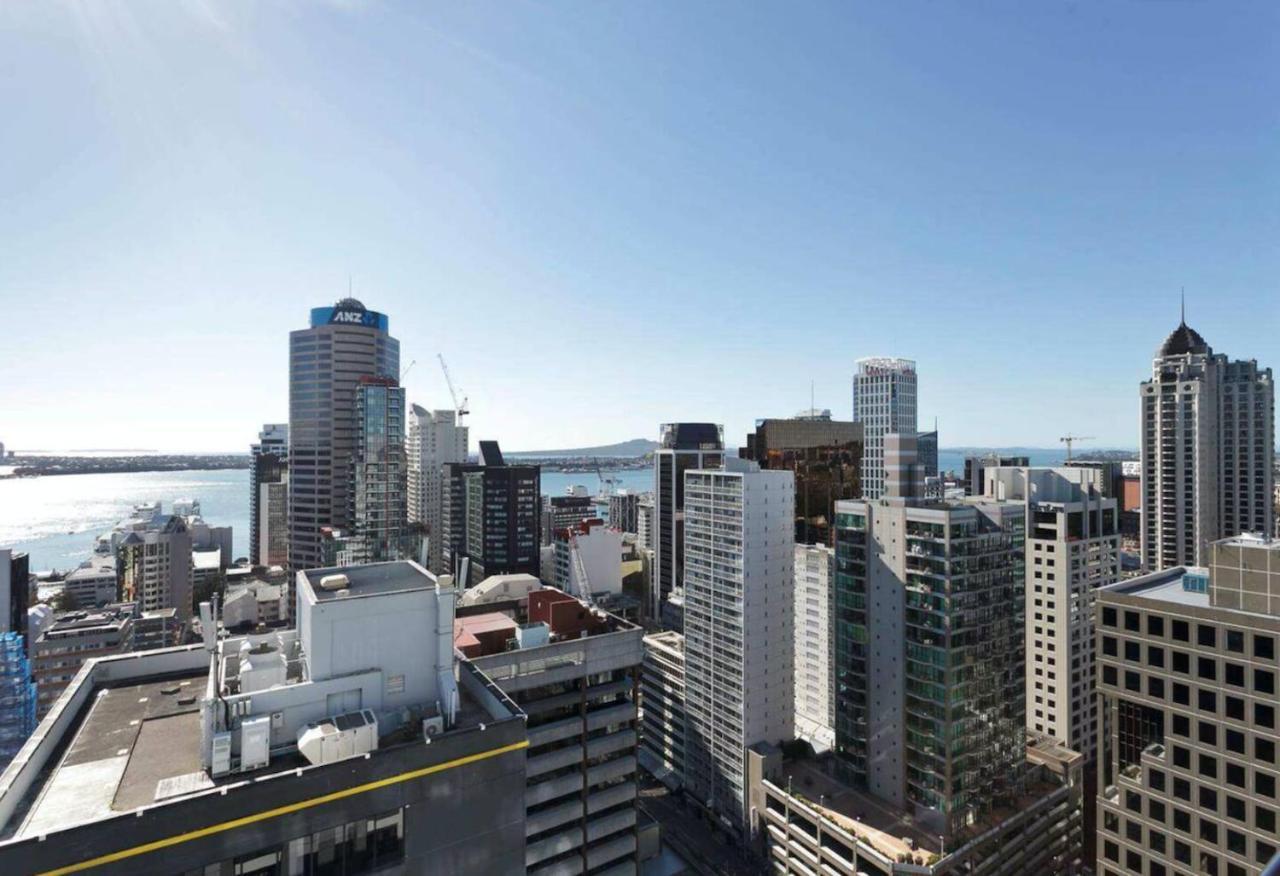 Modern 2 Bedroom Apartment 1 Minute To Skytower Auckland Dış mekan fotoğraf